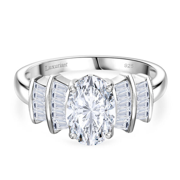 LUXURIANT DIAMOND - Lab Grown Diamant SI-GH Ring 925 Silber Rhodiniert (Gr&ouml;&szlig;e 17.00) ca. 1,86 ct