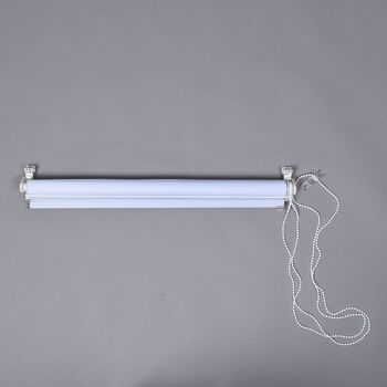 Easy-Klemm - 2-lagiges Fensterrollo, Gr&ouml;&szlig;e 70x150 cm, Wei&szlig;&nbsp;