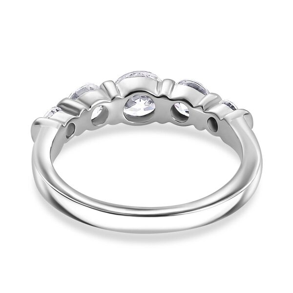 J Francis gefertigt mit SWAROVSKI- Swarovski Zirkonia Ring, 925 Silber rhodiniert image number 6
