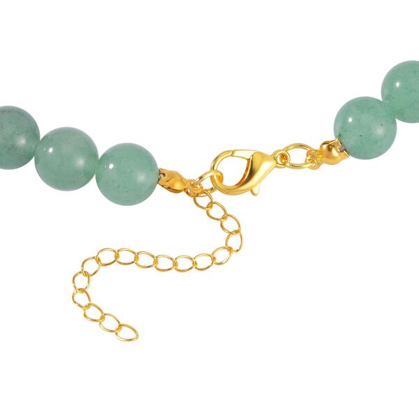 Gr&uuml;ne Aventurin-Halskette, 45 cm - 250 ct. image number 3