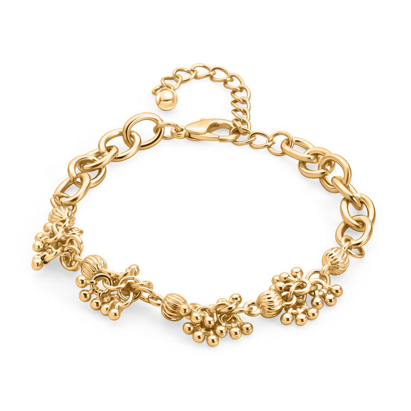 Gelb Armband ca. 19 cm + 5 cm Extender, ca. 14,50g