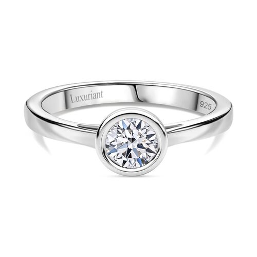 LUXURIANT DIAMOND- SGL zertifizierter SI-GH Labor Diamant Ring, 925 Silber rhodiniert - 0,50 ct. image number 0
