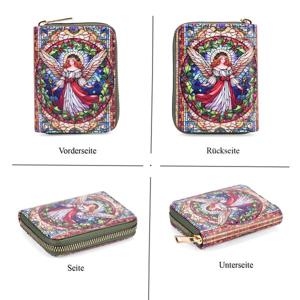 2-teiliges Geldb&ouml;rsen-Set mit Engelmotiv, 18x2,5x10 cm und 11x2,5x9 cm image number 6