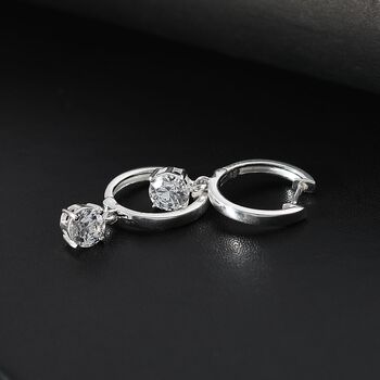 J Francis gefertigt mit SWAROVSKI- Zirkonia Ohrringe
