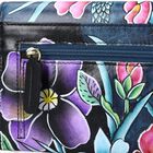 SUKRITI - handbemalte Echtleder Brieftasche, schwarz und mehrfarbig image number 5