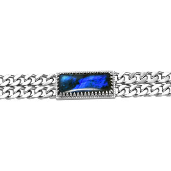 EVER TRUE Labradorit Armband ca. 20 cm Nickelfreies Messing ca. 26.60 ct