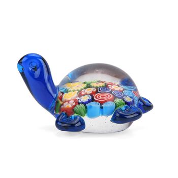 Schildkr&ouml;ten-Figur im Murano-Stil, 11x7x5cm