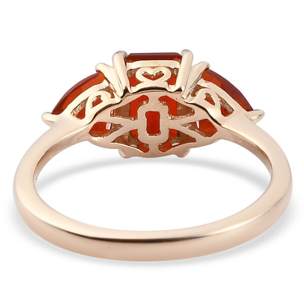 Mexikanischer Kirschfeuer-Opal-Ring, 585 Gelbgold  ca. 1,25 ct image number 6