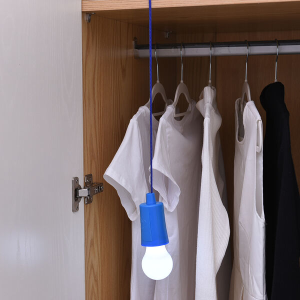 3er-Set Zugschnur Lampe Blau image number 2