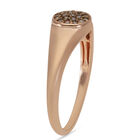 Natürlicher Champagner Diamant-Ring, 925 Silber Roségold  ca. 0,20 ct image number 3