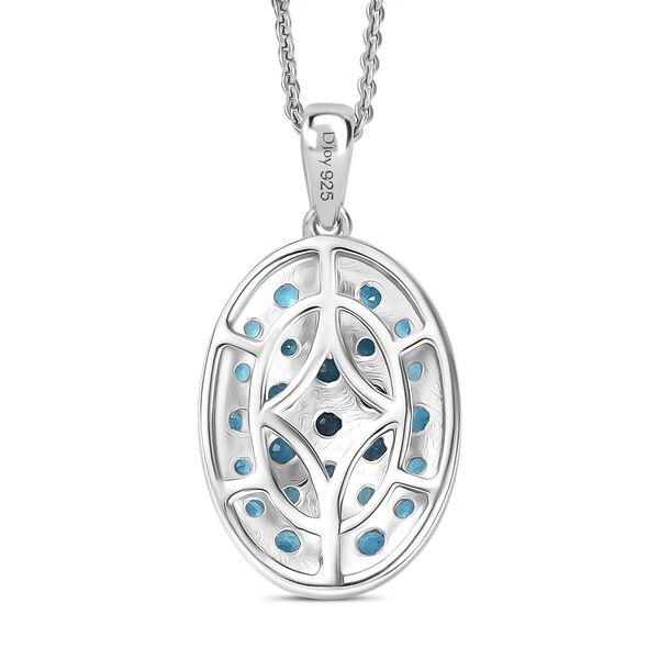 D'Joy Malgache Neon Apatit Anhänger mit 45cm Kette -1,70 ct. image number 4