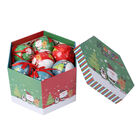 14er-Set Weihnachtskugeln in Geschenkbox, Weihnachtsmotiv, Durchmesser 7,5 cm, Mehrfarbig image number 3
