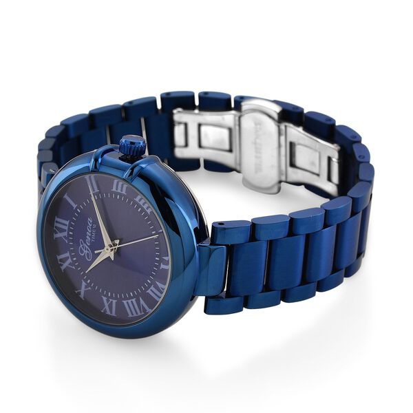 GENOA - Automatik-Armbanduhr mit Dandong-Uhrwerk, Edelstahl, IP-Blauplattierung, 36 mm image number 6