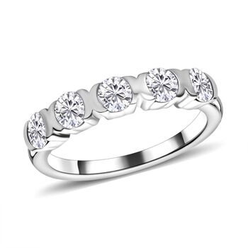 Moissanit Ring- 0,76 ct.