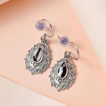 Wei&szlig;e B&uuml;ffel-Ohrringe - 1,48 ct.