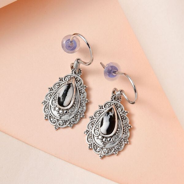 Wei&szlig;e B&uuml;ffel-Ohrringe - 1,48 ct. image number 1