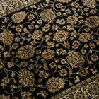 Gewebter Teppich mit Perserdruck und Fransen, Größe 120x180 cm, Schwarz image number 5