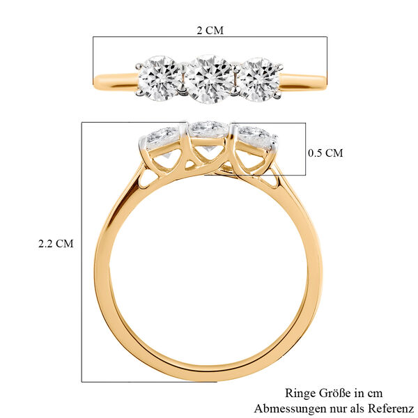 I2 GH zertifizierter Diamant-Ring - 0,50 ct. image number 7