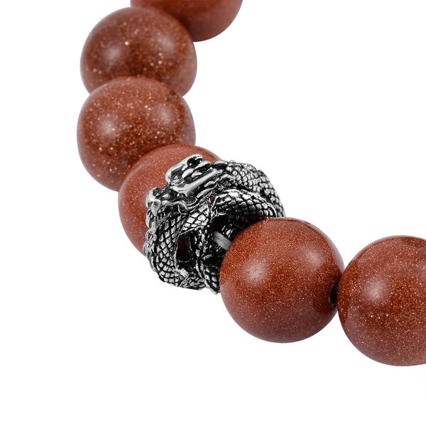 Gold Sandstein  flexibles Armband - 174,15 ct. image number 4