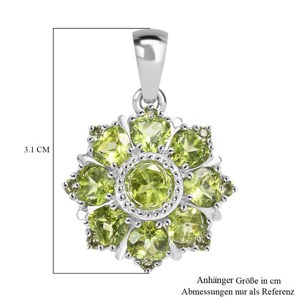 Peridot Anh&auml;nger Edelstahl ca. 5.33 ct image number 6