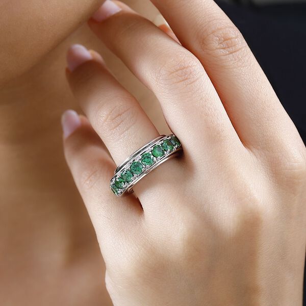 Grüner Zirkonia Spinning-Ring - 7,67 ct. image number 10