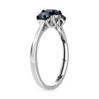 SGL zertifizierter I1-I2 blauer Diamant-Ring - 1 ct. image number 3