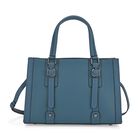 "lifestyle-Color:Blue size/Profile:Genuine Leather crossbody bag :wall(exterior);Genuine Leather. Lining(interior):polyester Pockets(exterior):zipped-2 ;Pockets(interior):zipped-2,Slip-1 Measurement(cm): 32*13*21cm shoulder strap:130cm"