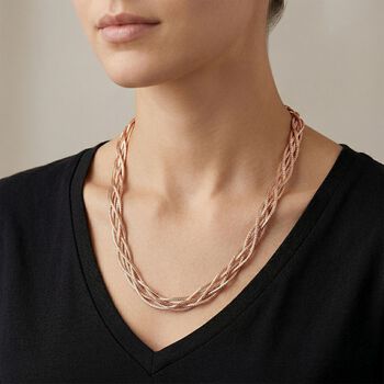 Eisen Rose Halskette ca. 53.25 cm ca. 41,40g