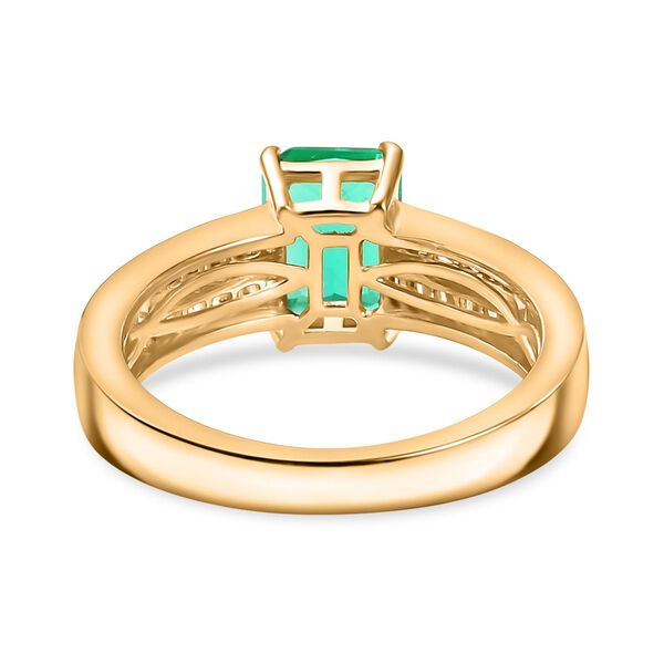 AAA Socoto Smaragd und Diamant Ring - 1,80 ct. image number 6