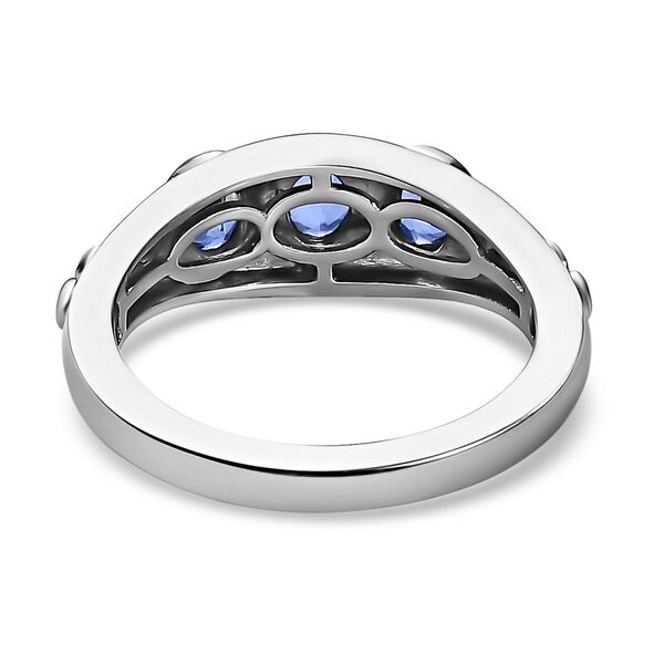 AAA Tansanit und Zirkon Ring - 0,63 ct. image number 6