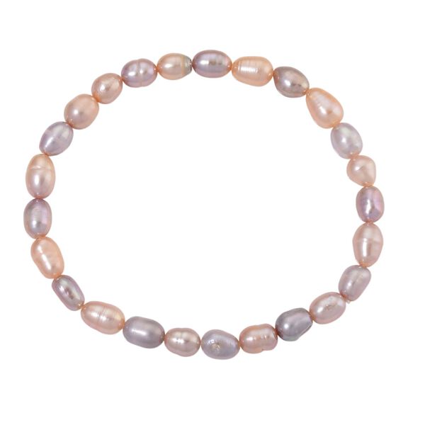 D'Joy AA Mehrfarbige S&uuml;&szlig;wasser Perle (6-7 mm) Schmuckset 925 Silber rhodiniert image number 8