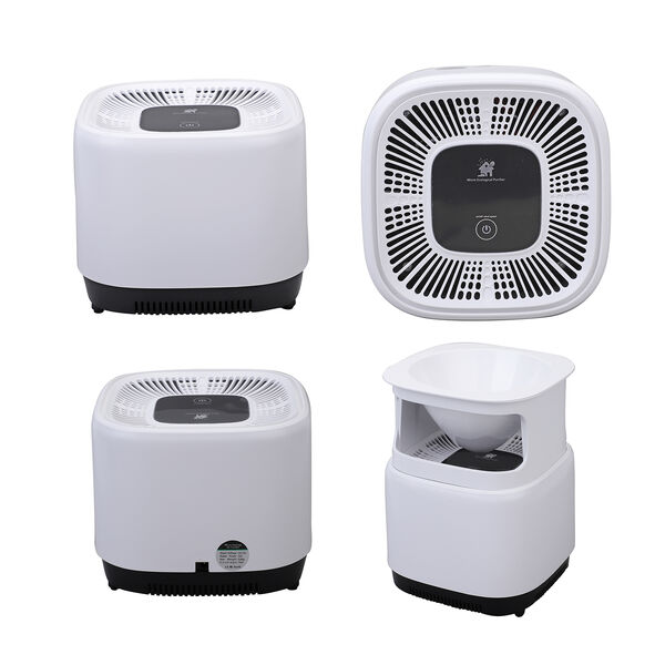 Multifunktionaler Luftreiniger mit HEPA-Filter, Weiß image number 2