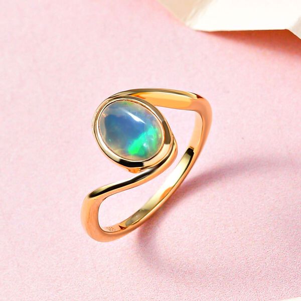 Natürlicher, äthiopischer Opal-Ring - 0,85 ct. image number 2