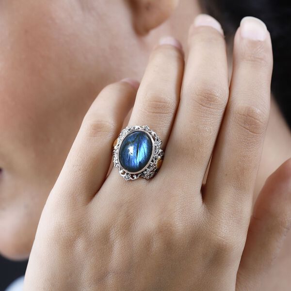 Labradorit Ring - 10,96 ct. image number 4