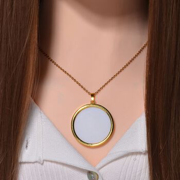 Opalite Schmuckset Eisen Gelbes Gold, Legierung Gelbes Gold, Edelstahl IP-Gelbbeschichtung ca. 75.00 ct