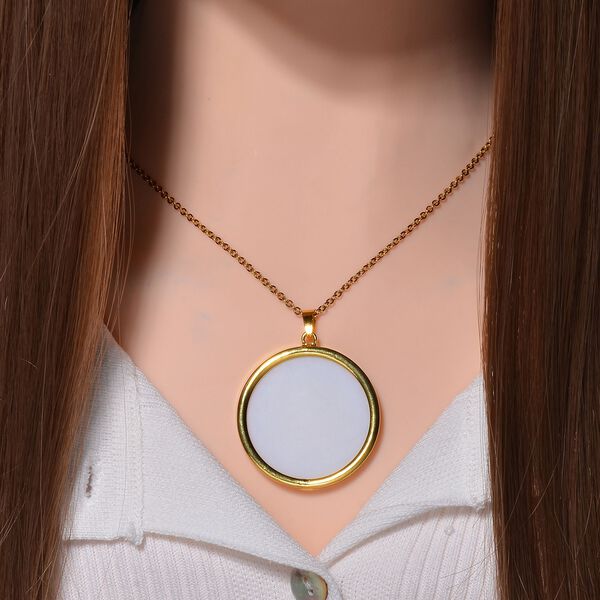 Opalite Schmuckset Eisen Gelbes Gold, Legierung Gelbes Gold, Edelstahl IP-Gelbbeschichtung ca. 75.00 ct image number 2