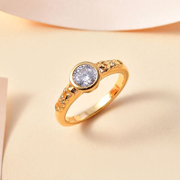 Moissanit Ring - 0,76 ct. image number 2