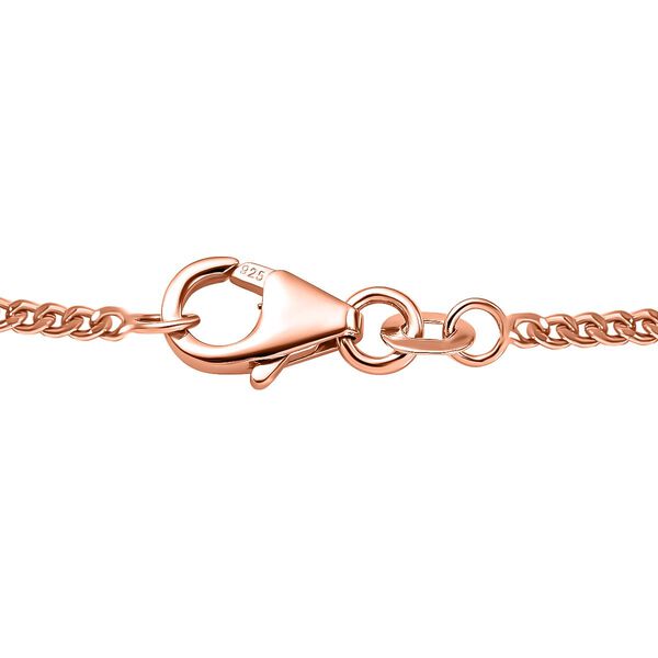 Rose de France Amethyst Collier, ca. 45 cm, 925 Silber rosévergoldet ca. 35.67 ct image number 4