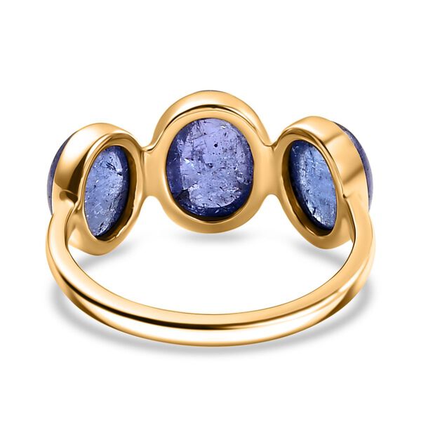 AAA Tansanit Ring in 375 Gold - 6,19 ct. image number 6