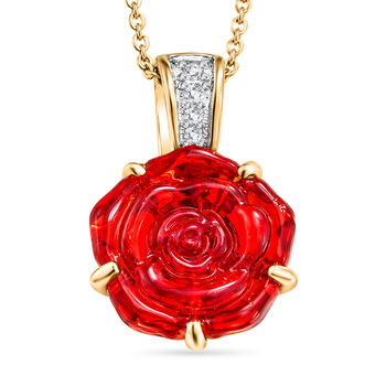 GP Whispers of Murano Kollektion - Kanchanaburi Blauer Saphir Schmuckset ca. 50 cm 925 Silber 750 Gelbgold vermeil 3.96 ct