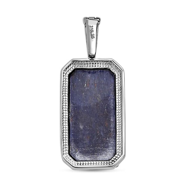 Blauer Aventurin Anh&auml;nger  Edelstahl ca. 22.29 ct image number 5