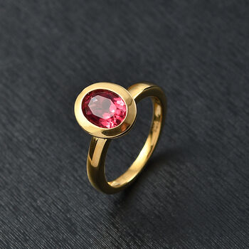 Labor Padparadscha Saphir Ring - 2,51 ct.