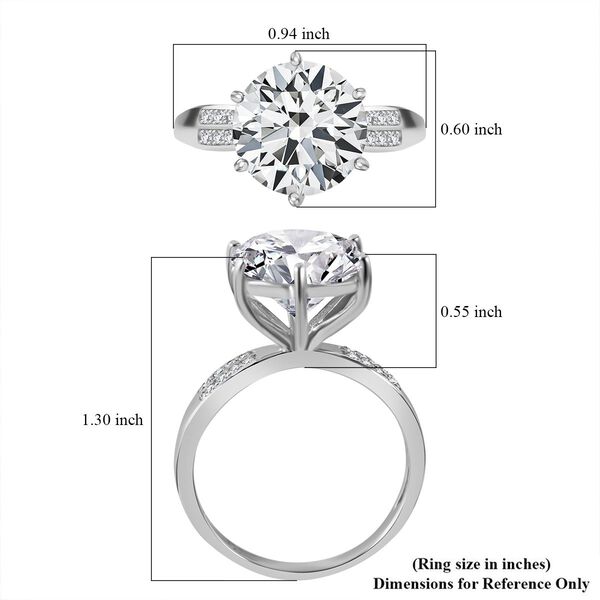 Moissanit Ring - 5,95 ct. image number 4
