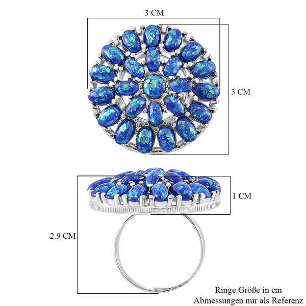 Simuliertes schwarzes Resin Ring Flexibel cm ca. image number 5