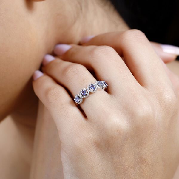 Tansanit Ring - 0,56 ct. image number 3