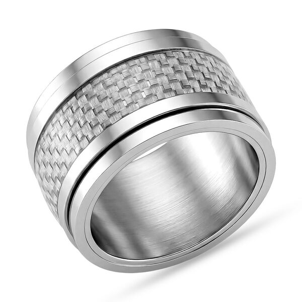 316L Edelstahl Ring (Gr&ouml;&szlig;e 17.50) ca. 13,00g image number 3