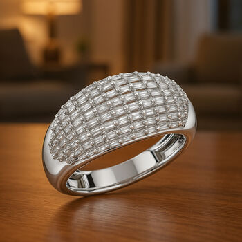 Wei&szlig;er Diamant Ringe - 1 ct.