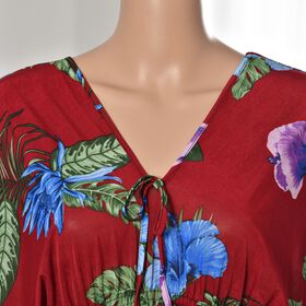 Kurz&auml;rmeliges, tailliertes Top, Rot