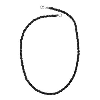 D'Joy schwarze Spinell 45cm Halskette - 80 ct.