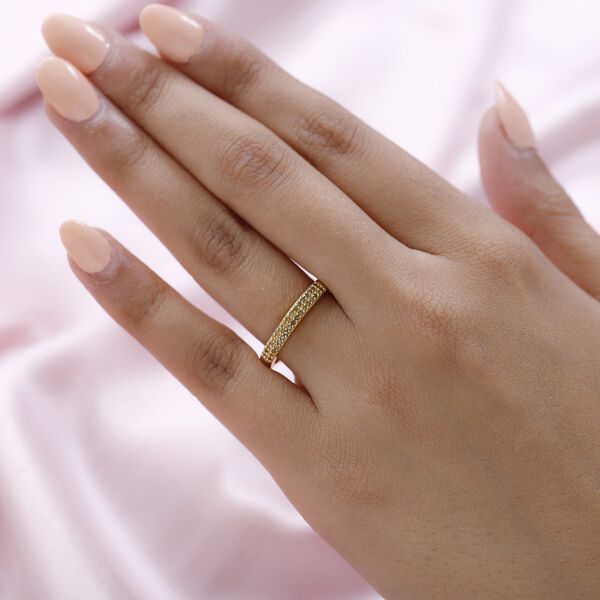 Gelber Diamant-Bandring - 0,20 ct. image number 3